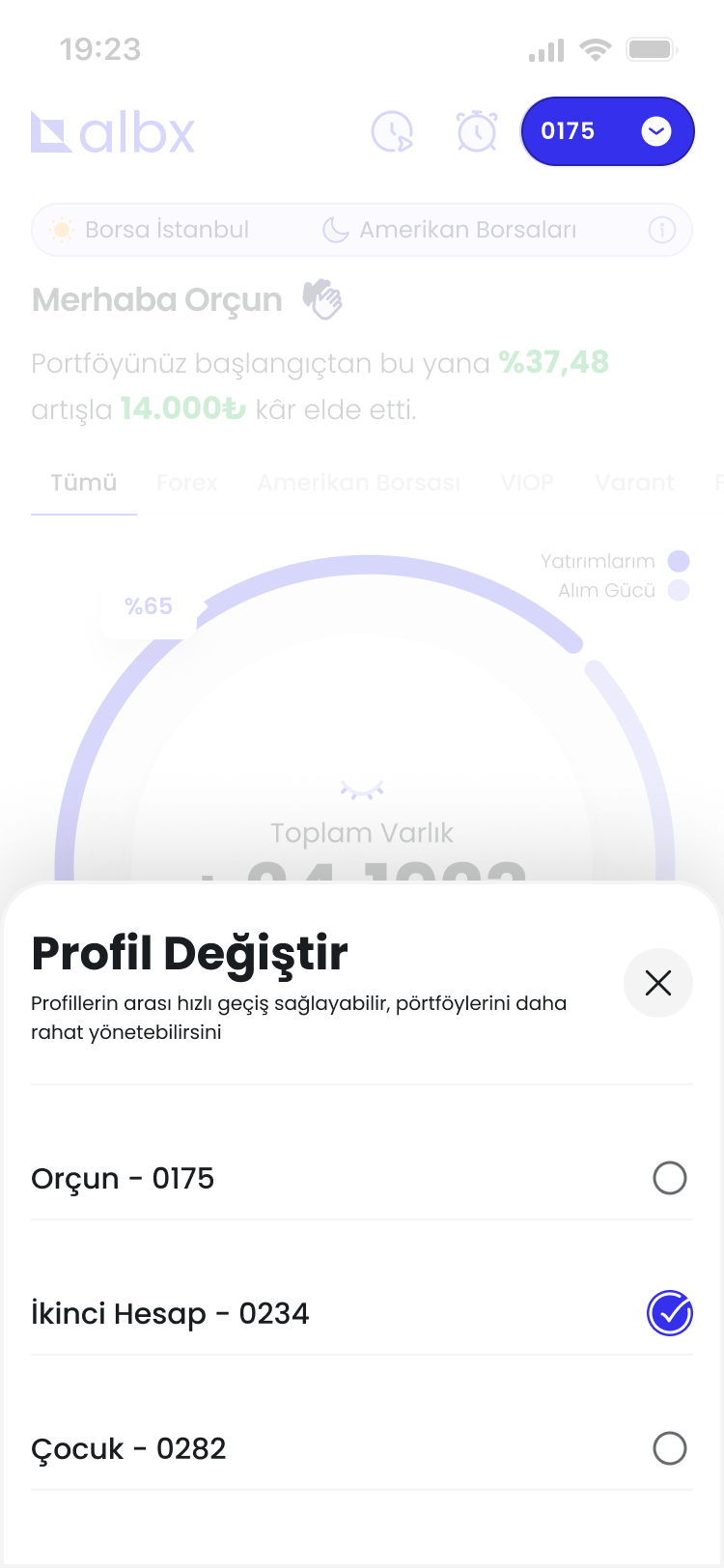 ALBX profile manager