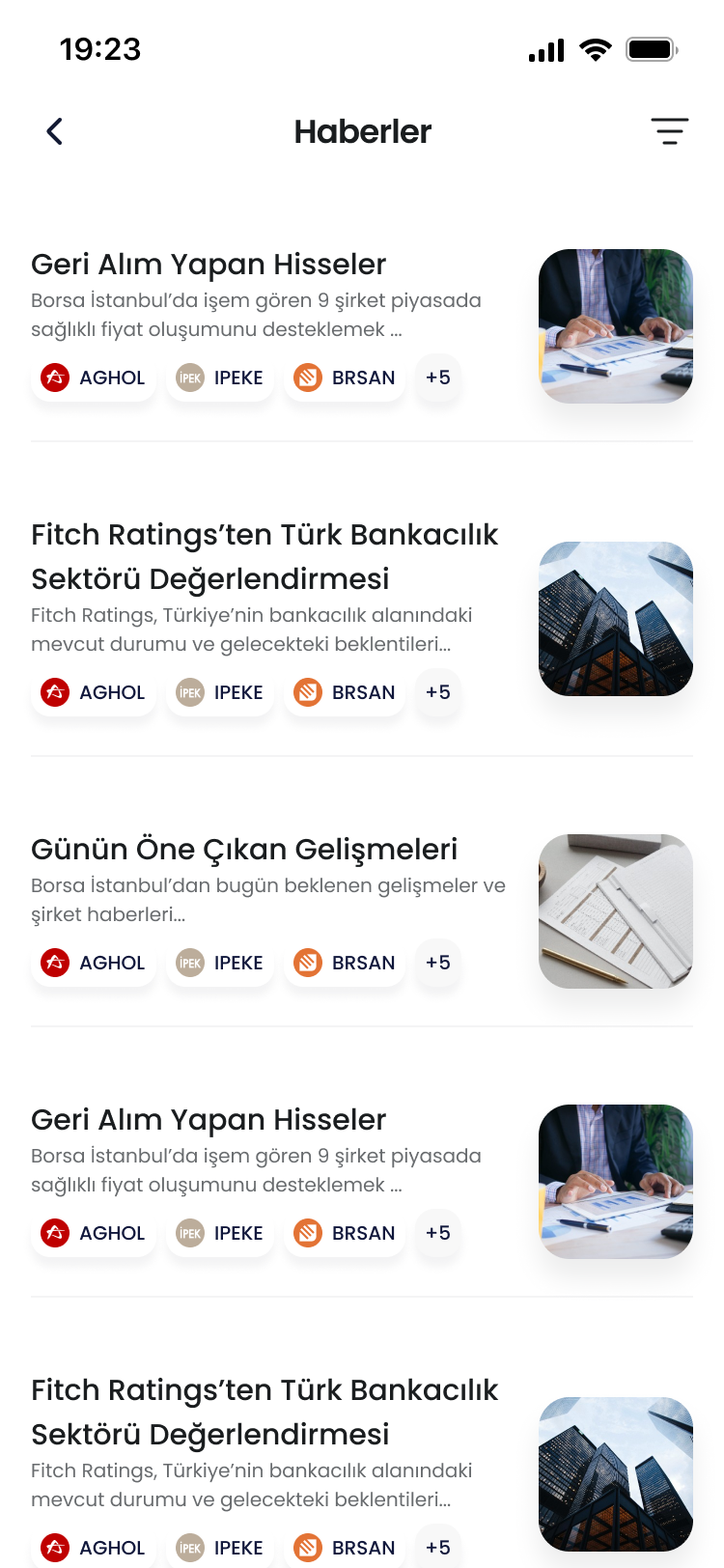 ALBX market news screen